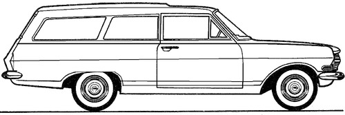 Opel Rekord A P3 Caravan (1963)