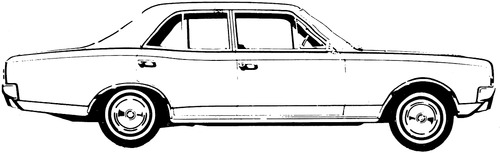 Opel Rekord C 4-Door (1971)