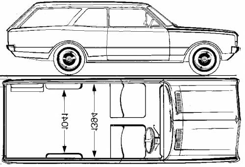 Opel Rekord C Caravan 2-Door (1968)
