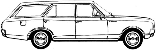 Opel Rekord C Kombi 4-Door (1971)