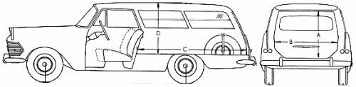 Opel Rekord P2 Caravan (1961)