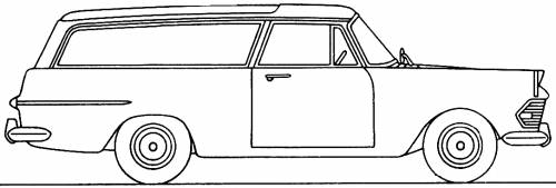 Opel Rekord P2 Van (1962)