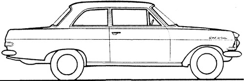 Opel Rekord P3 2-Door