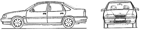 Opel Vectra 4-Door GLS (1995)