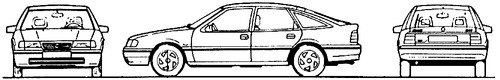 Opel Vectra A 5-Door (1991)