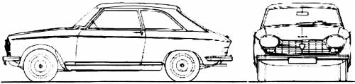 Peugeot 204 Coupe (1967)