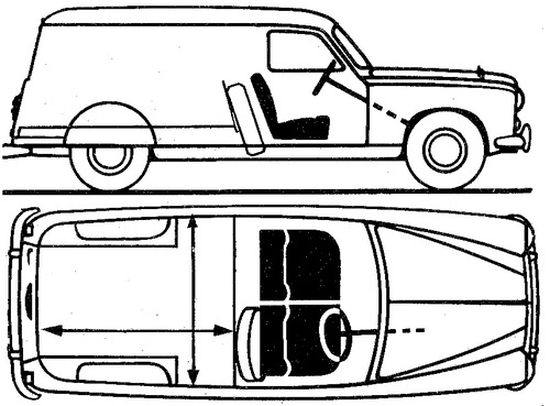 Peugeot 403 Comercialle (1960)