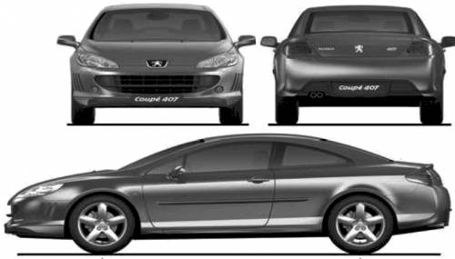 Peugeot 407 Coupe (2009)