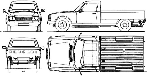 Peugeot 504 Pick-up (1980)