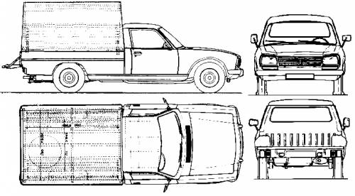 Peugeot 504 Pick-up (1985)