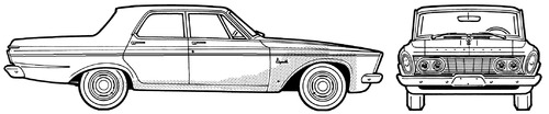 Plymouth Belvedere 4-Door Sedan (1963)
