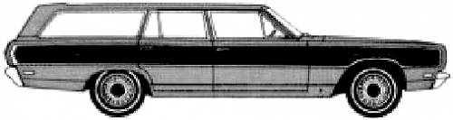 Plymouth Belvedere Sport Satellite Station Wagon (1969)