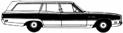 Plymouth Belvedere Sport Satellite Station Wagon (1970)