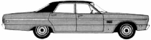 Plymouth Fury III 4-Door Sedan (1969)