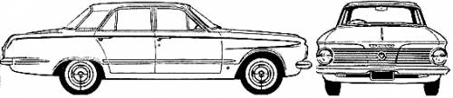 Plymouth Valiant 4-Door Sedan (1964)