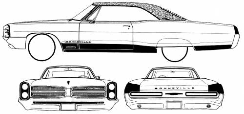 Pontiac Bonneville 2-Door Sport Coupe (1966)