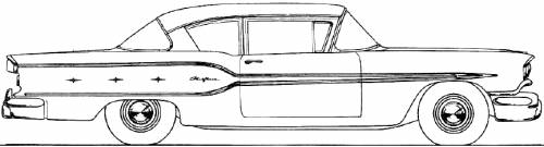 Pontiac Chieftain 2-Door Sedan (1958)