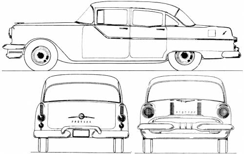 Pontiac Chieftain 860 4-Door Sedan (1955)