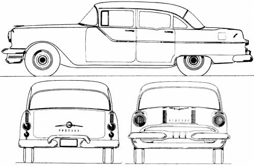 Pontiac Chieftain 870 4-Door Sedan (1955)