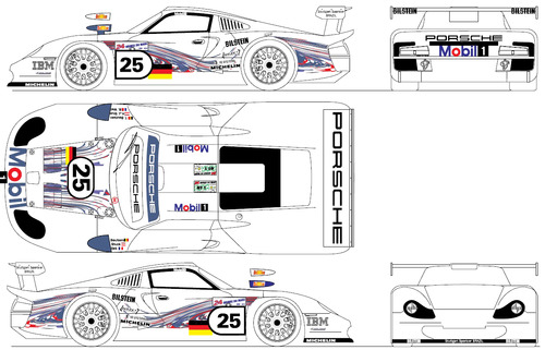 Porsche 911 GT1 Le Mans (1997)