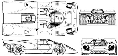 Porsche 917 K Le Mans (1917)