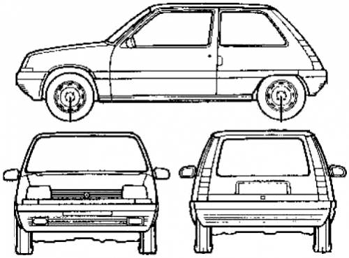 Renault 5 3-Door Supercinq (1986)