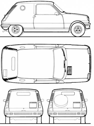 Renault 5 Le Car Van