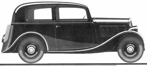 Simca 6 2-Door Berline Commerciale (1936)