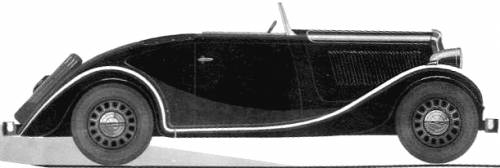 Simca 6 Cabriolet (1936)