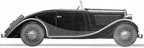 Simca 6 Cabriolet (1937)