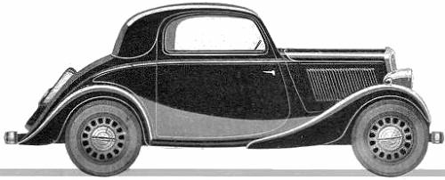 Simca 6 Faux Cabriolet (1937)