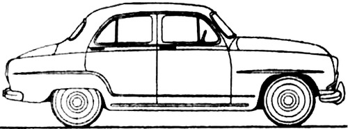 Simca Aronde P60 1300 (1956)