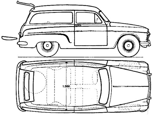 Simca Aronde P60 Castel (1961)