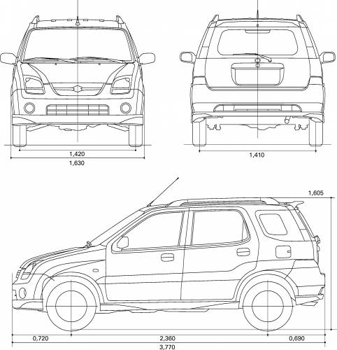 Subaru G3X Justy 5-Door