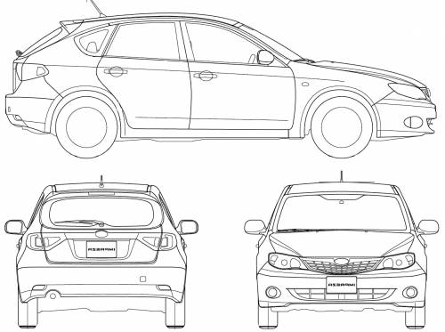 Subaru Impreza 5-door (2008)