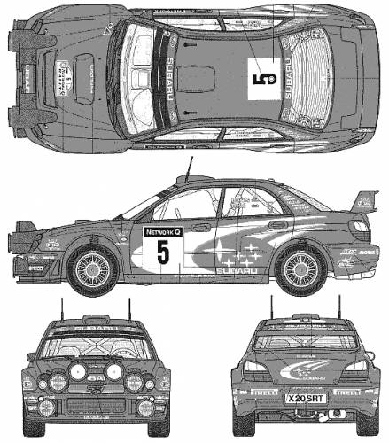 Subaru Impreza WRC England (2001)