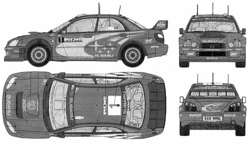 Subaru Impreza WRC Rally Japan (2004)