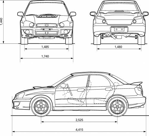 Subaru Impreza WRX 4-door