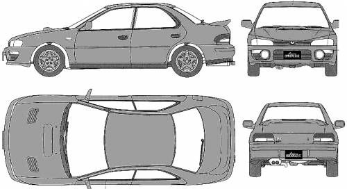 Subaru Impreza WRX 4-Door (1996)