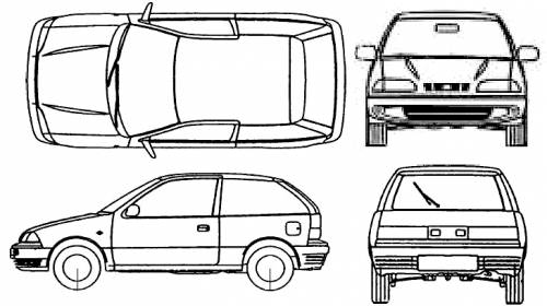 Subaru Justy 3-Door AWD (2002)