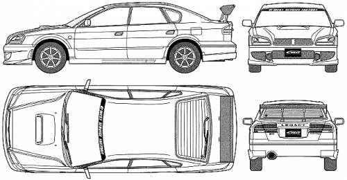Subaru Legacy B4 (2001)