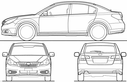 Subaru Legacy B4 (2013)