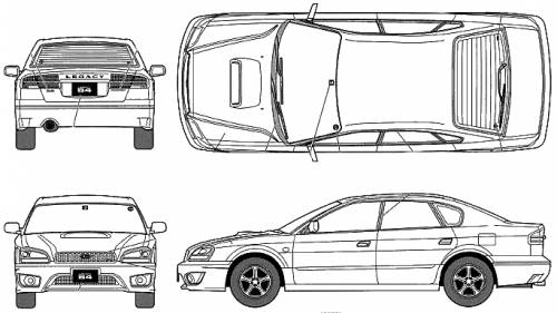Subaru Legacy B4 RSK 2
