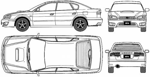 Subaru Legacy B4 RSK (2001)