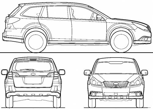 Subaru Legacy B4 S4 Outback (2009)