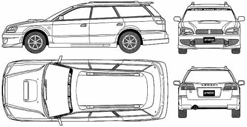 Subaru Legacy B4 Touring Wagon (2002)