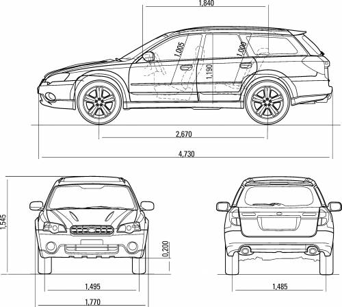 Subaru Legacy Outback 5-Door