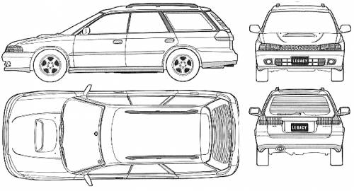 Subaru Legacy Touring Wagon GT (1999)