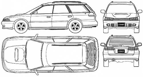 Subaru Legacy Touring Wagon GT (2001)