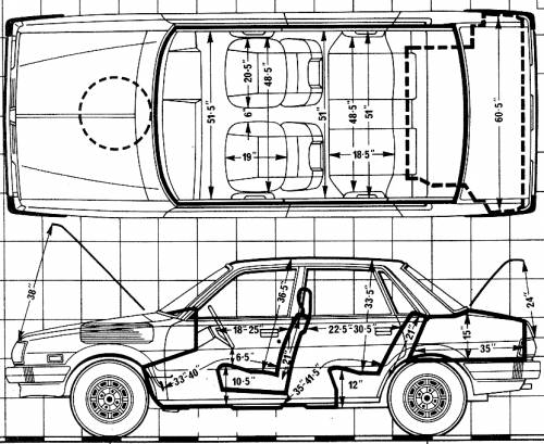 Subaru Leone 1600 GLF (1980)